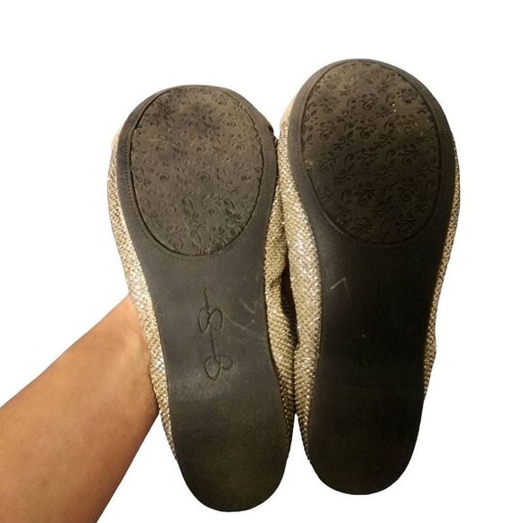 Jessica Simpson Light Bling Girls Lyric Ballet Flats Size 2.5 - Picture 7 of 7